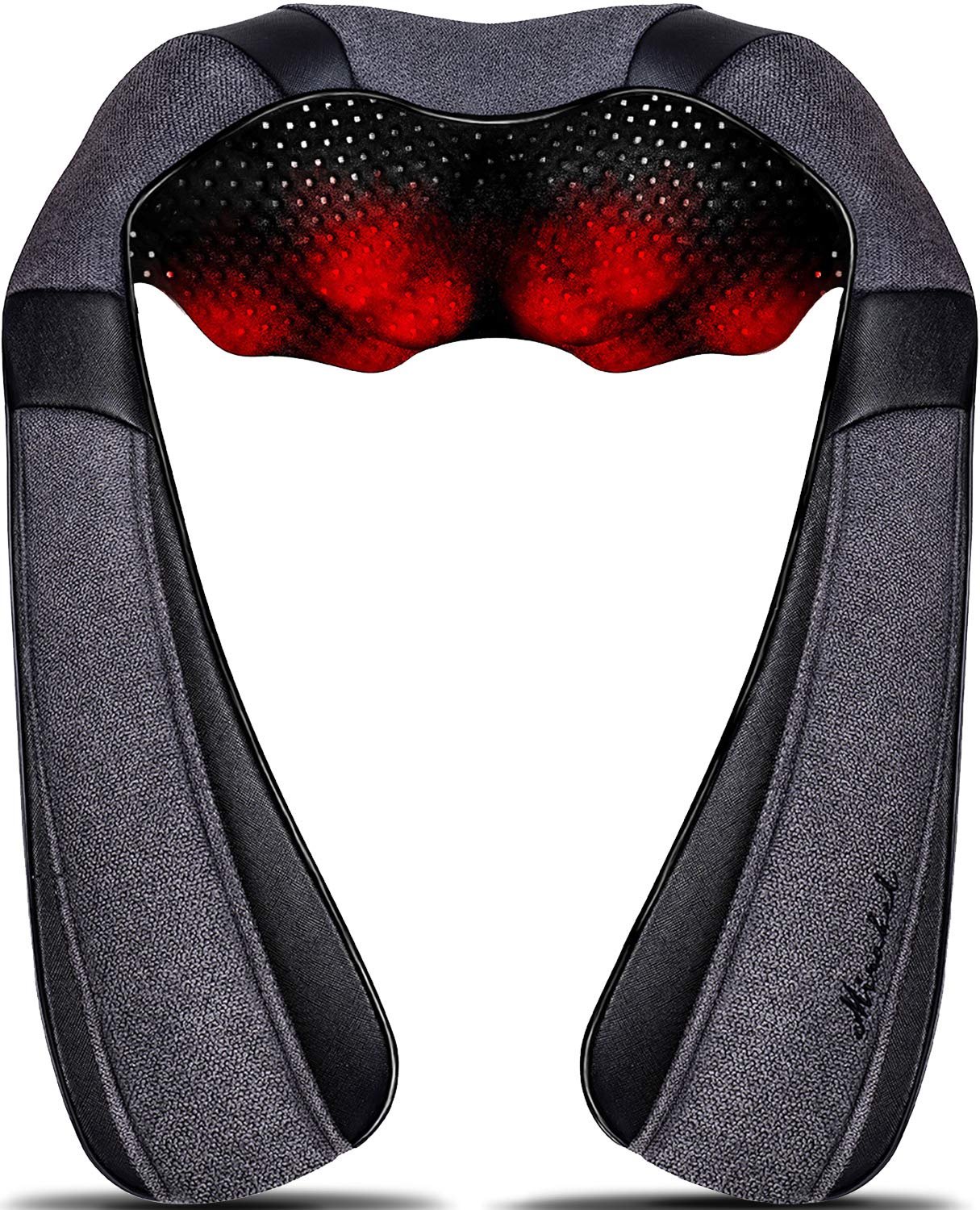Mirakel Heat Neck Massager for Pain Relief Deep Tissue - Gift for Women Men