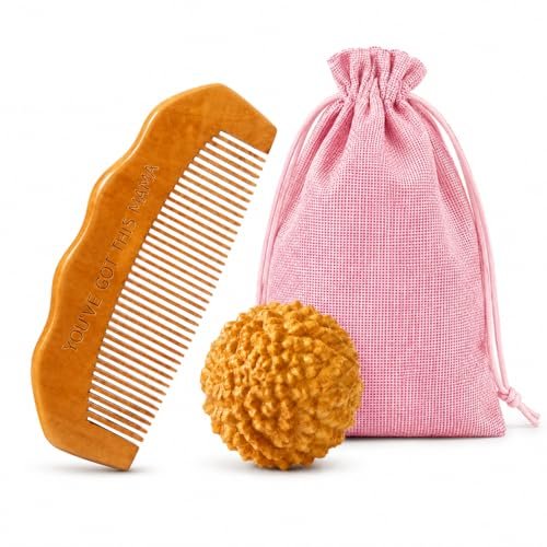 Birth Comb & Acupressure Massage Ball Set, Labor and Delivery Essentials