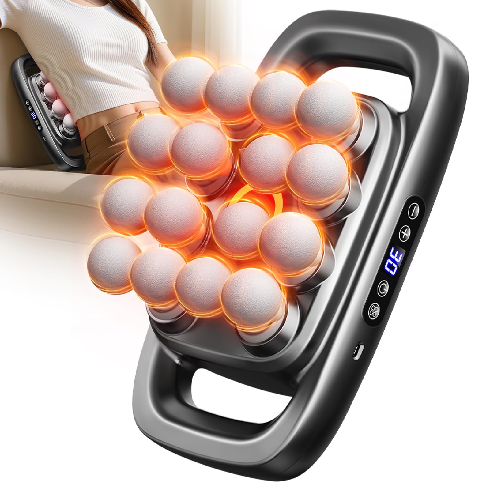 Gurui 16-Head Massage Gun Set for Deep Tissue Massage