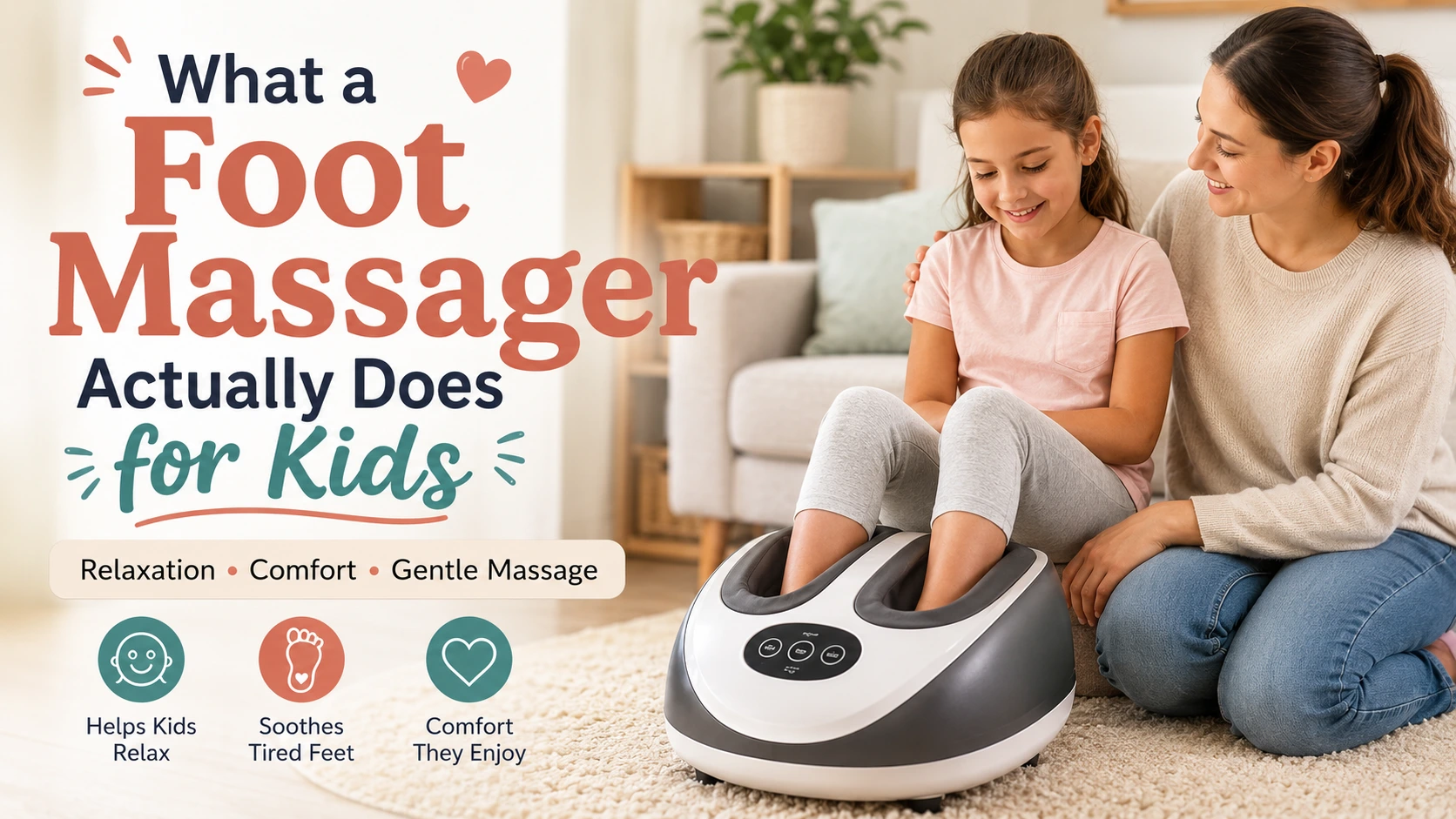 What a Foot Massager Actually Does for Kids