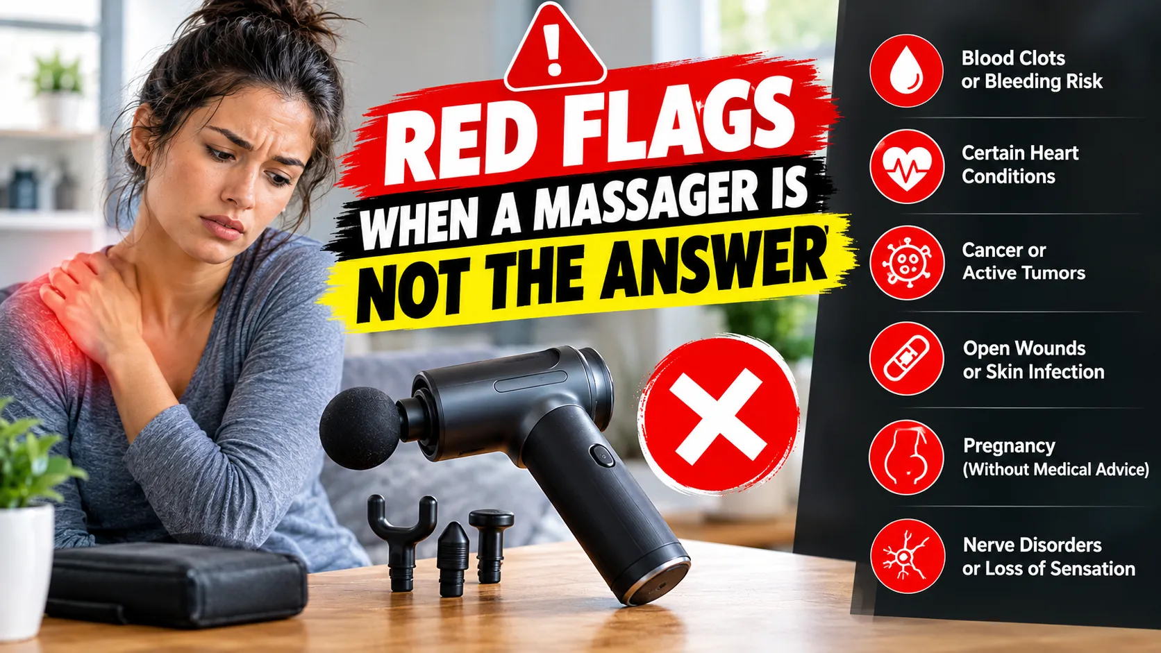 Red Flags: When a Massager Is Not the Answer