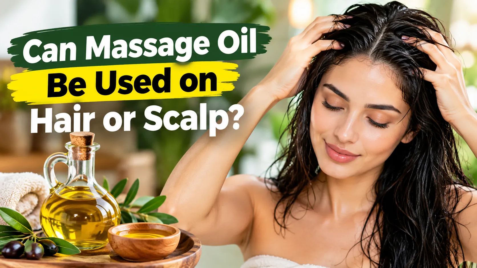 Can Massage Oil Be Used on Hair or Scalp?