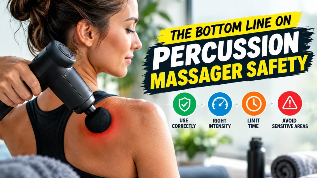 The Bottom Line on Percussion Massager Safety