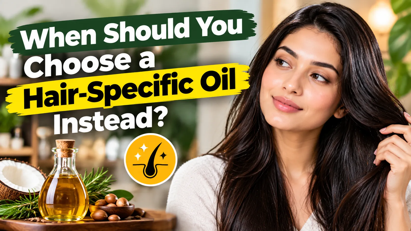 When Should You Choose a Hair-Specific Oil Instead?