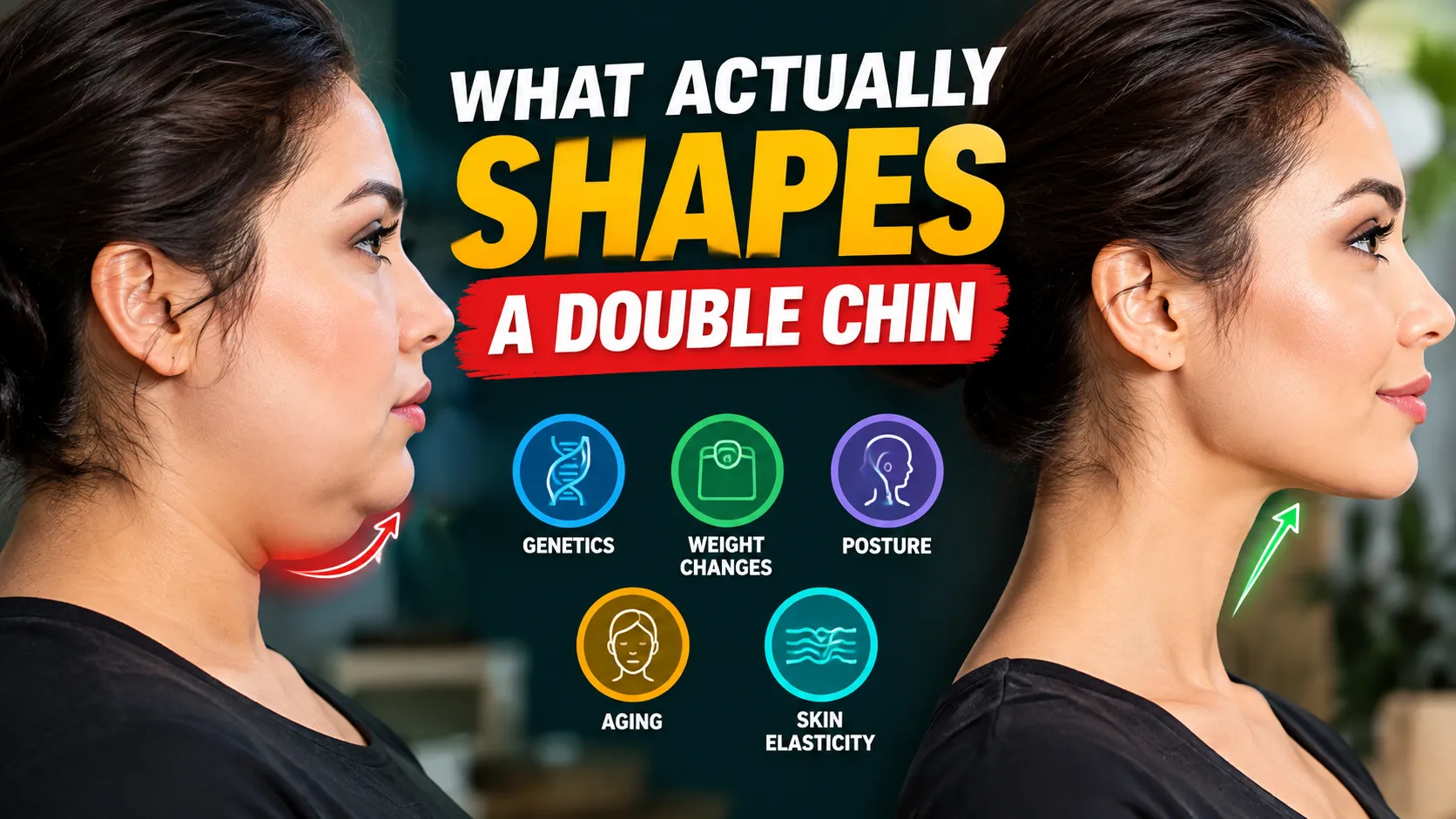 What Actually Shapes the Look of a Double Chin