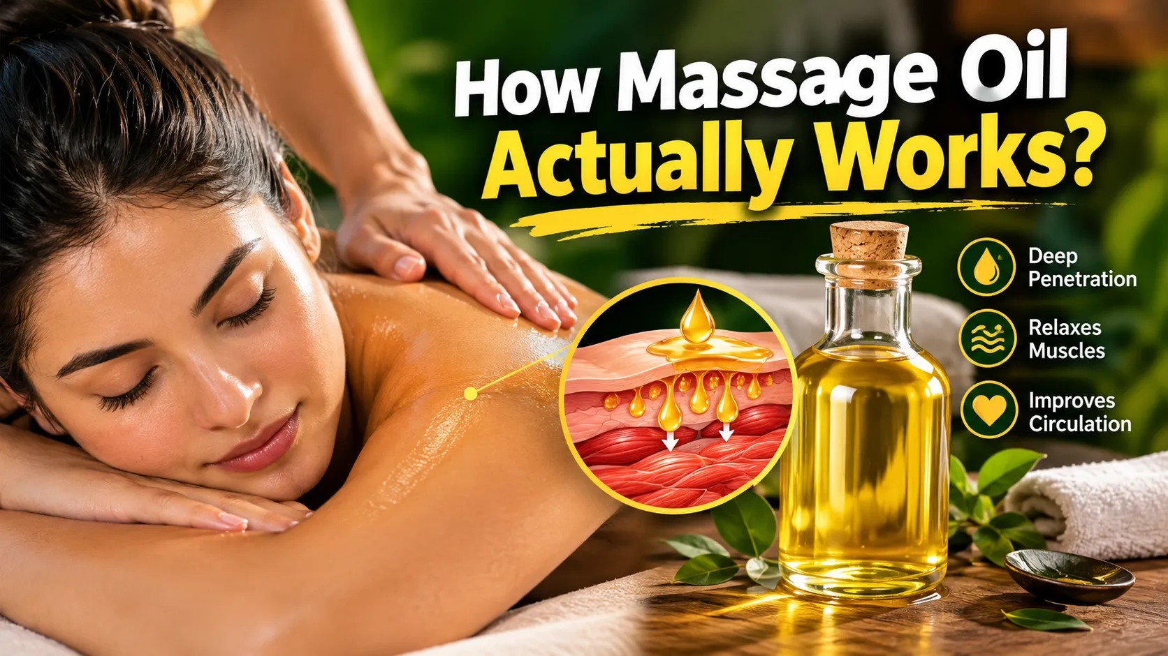 How Does Massage Oil Actually Work?