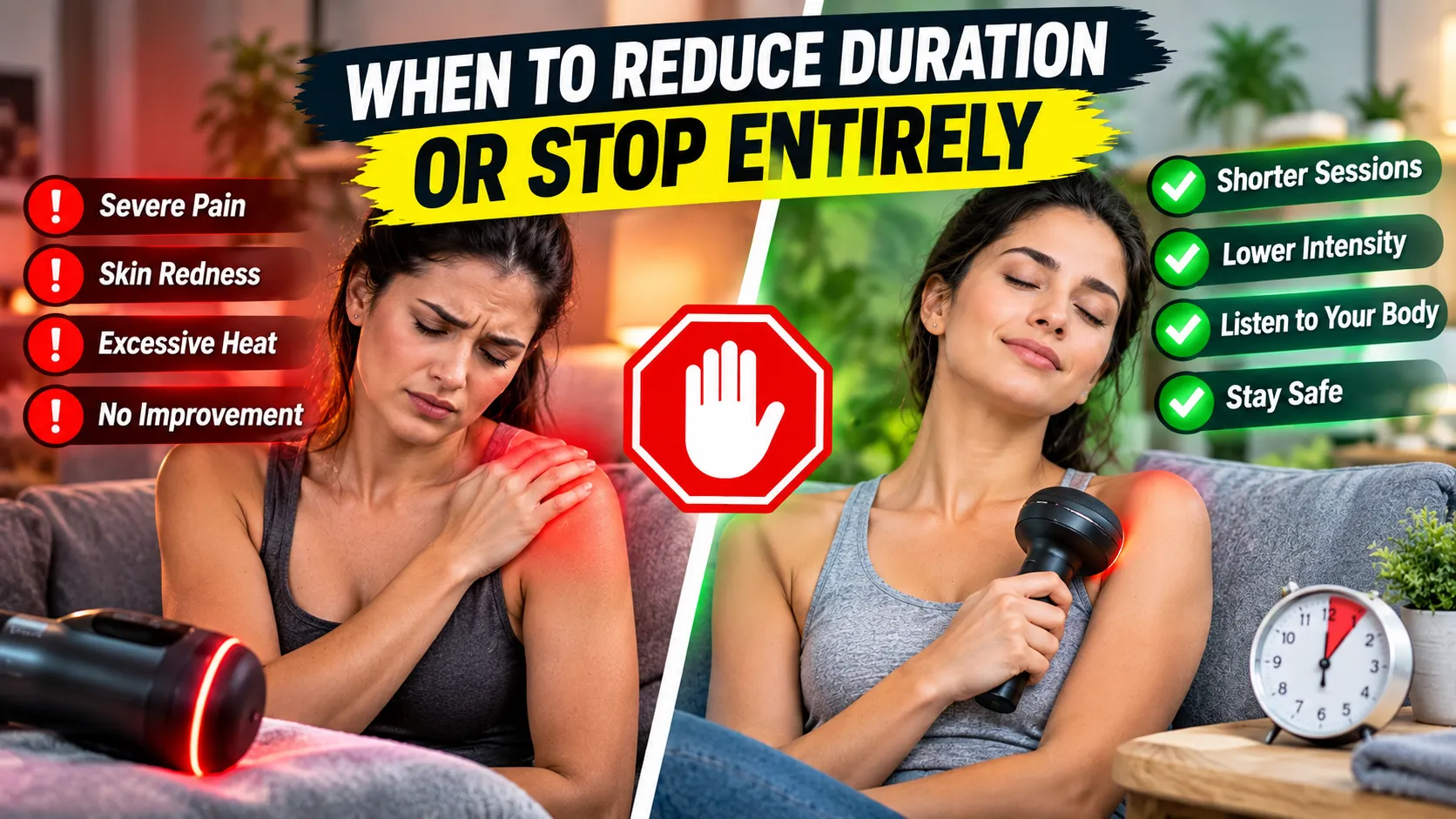 When to Reduce Duration or Stop Entirely