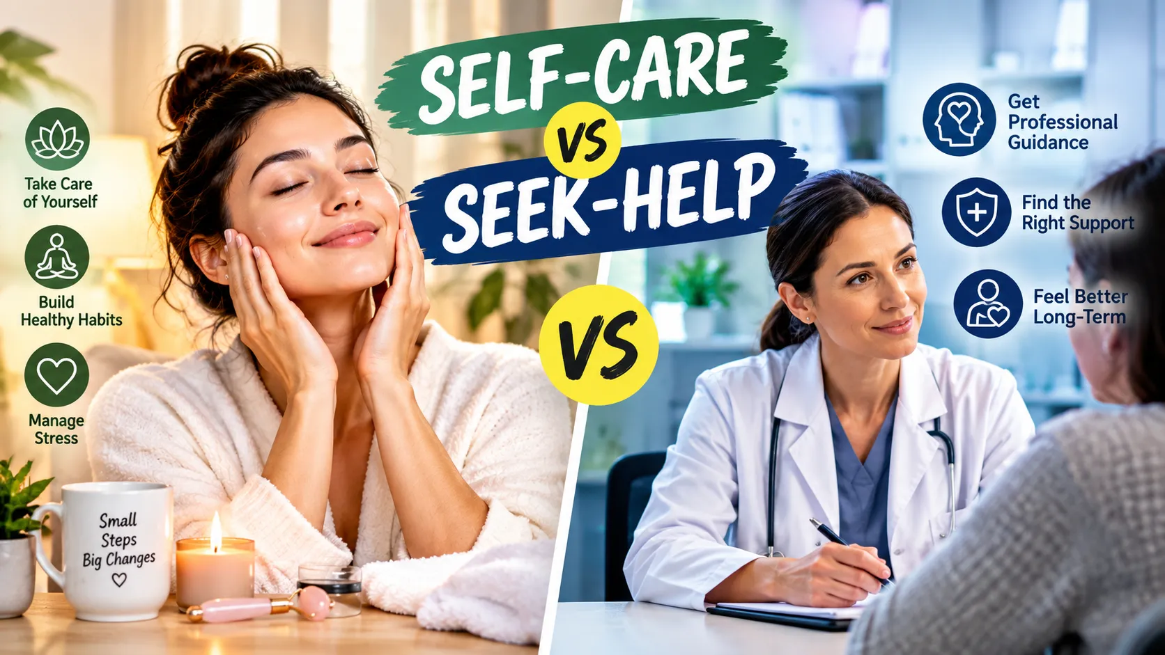 Self-Care vs. Seek-Help