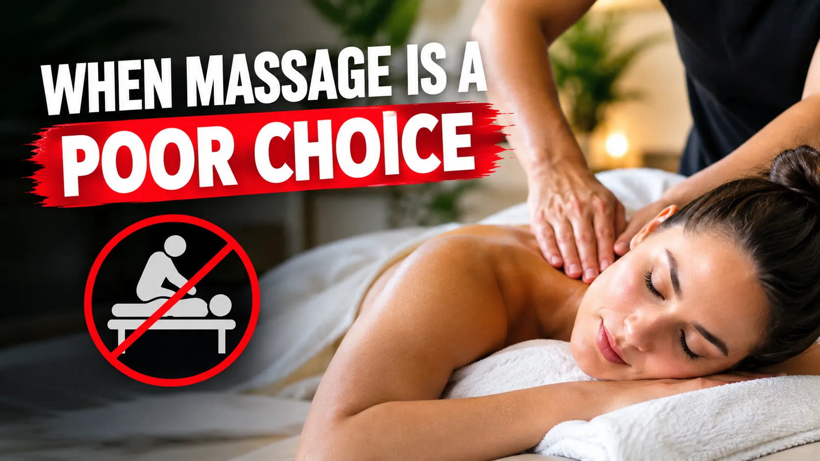 When Massage Is a Poor Choice