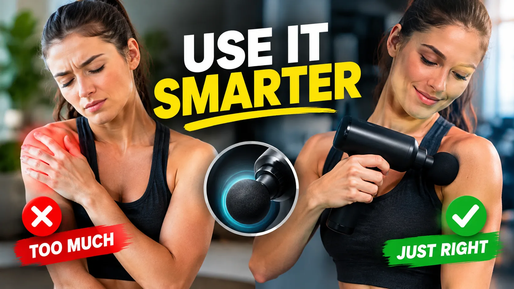 How to Use a Percussion Massager More Conservatively