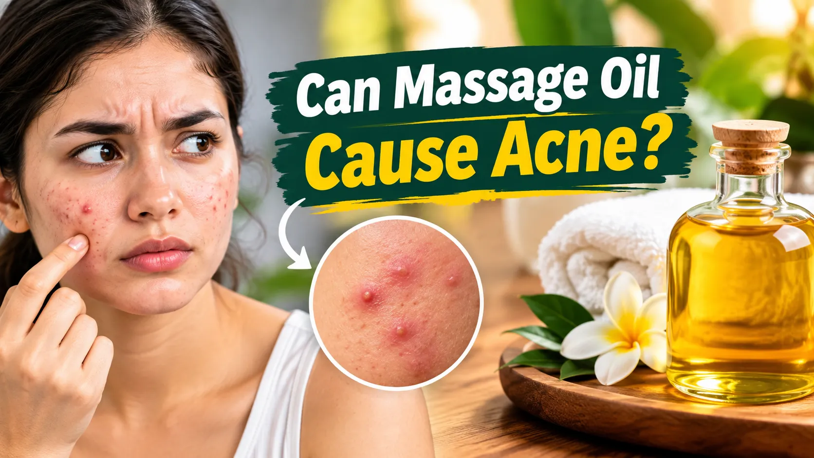 Can Massage Oil Contribute to Acne?