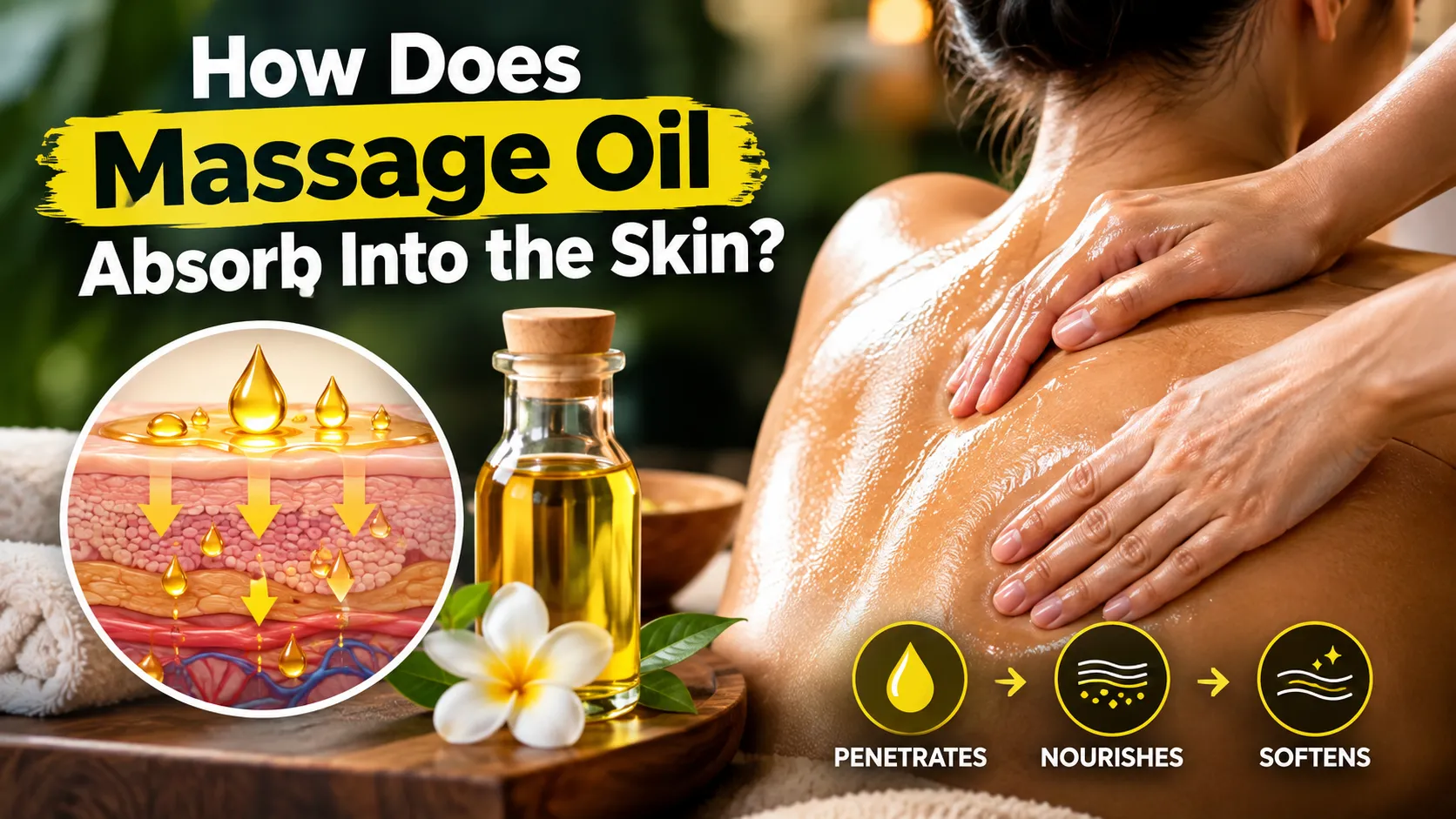 How Does Massage Oil Absorb Into the Skin?