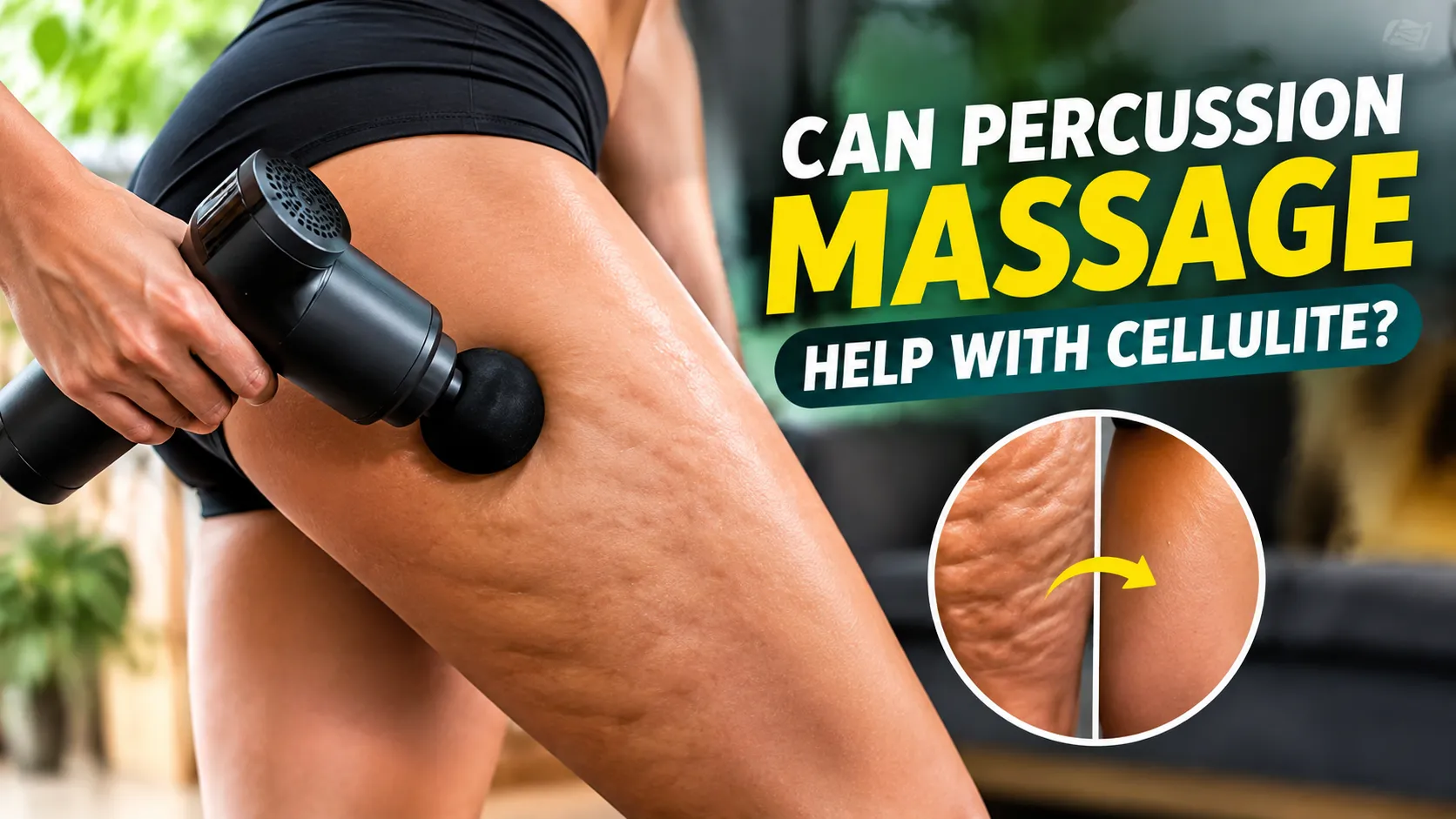 Can percussion massage be part of a cellulite routine?