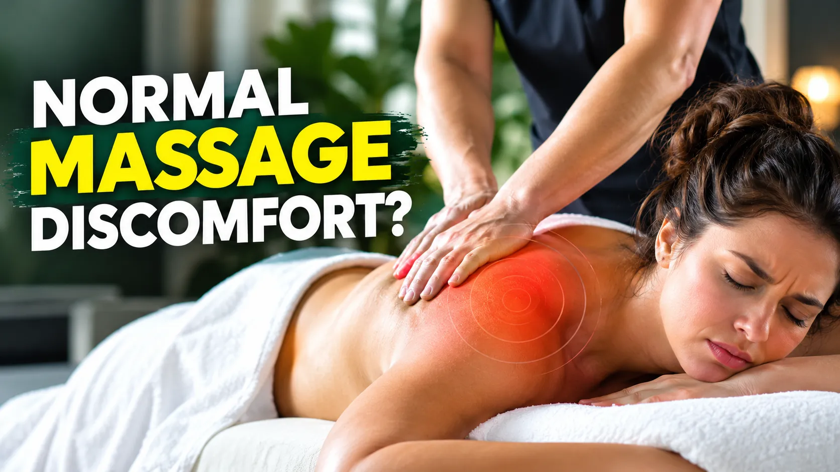What Does Normal Massage Discomfort Feel Like?