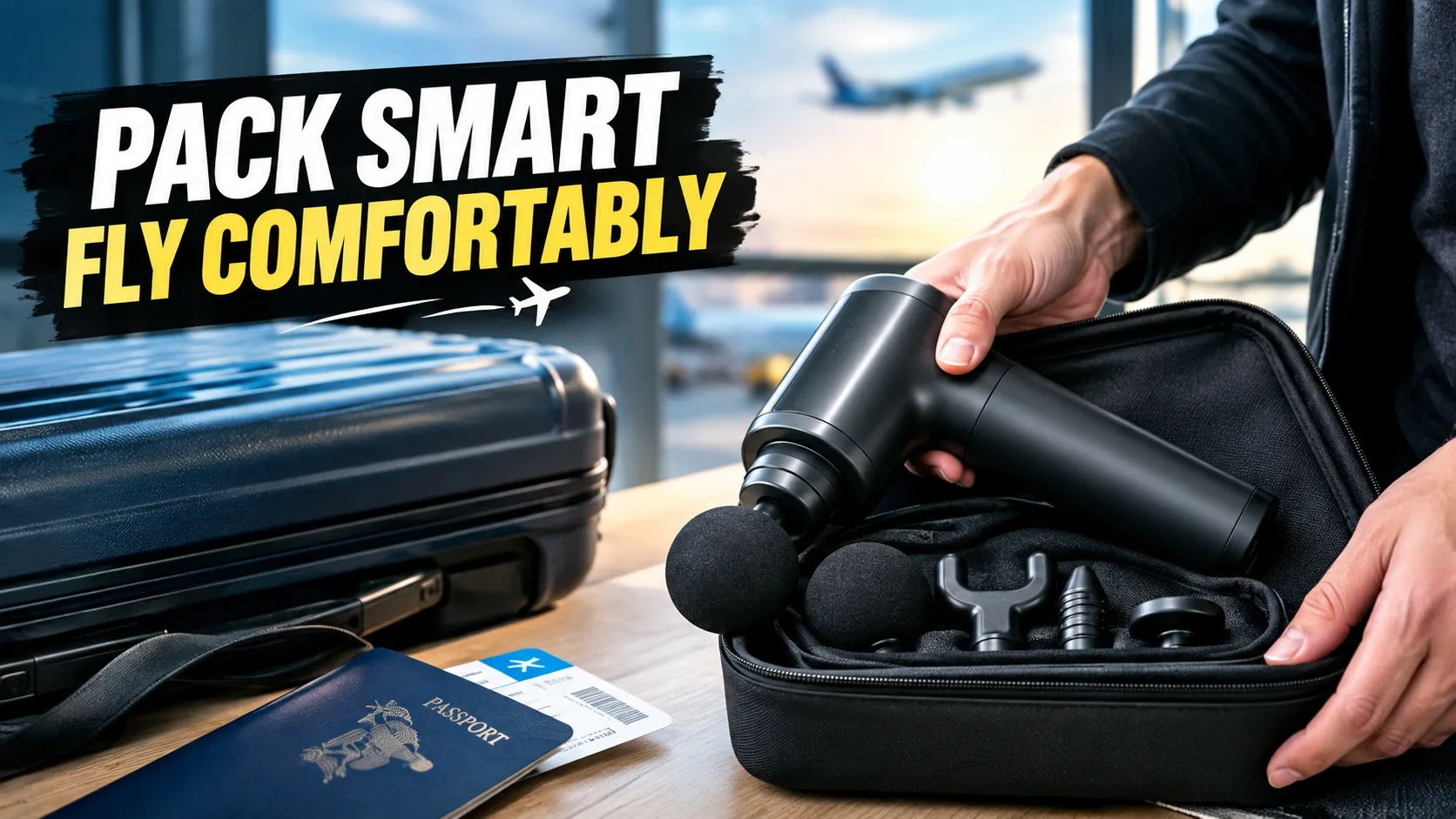 How to Pack a Percussion Massager for a Flight