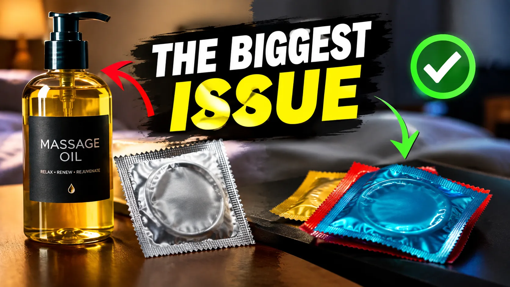 The Biggest Issue: Massage Oil and Condoms