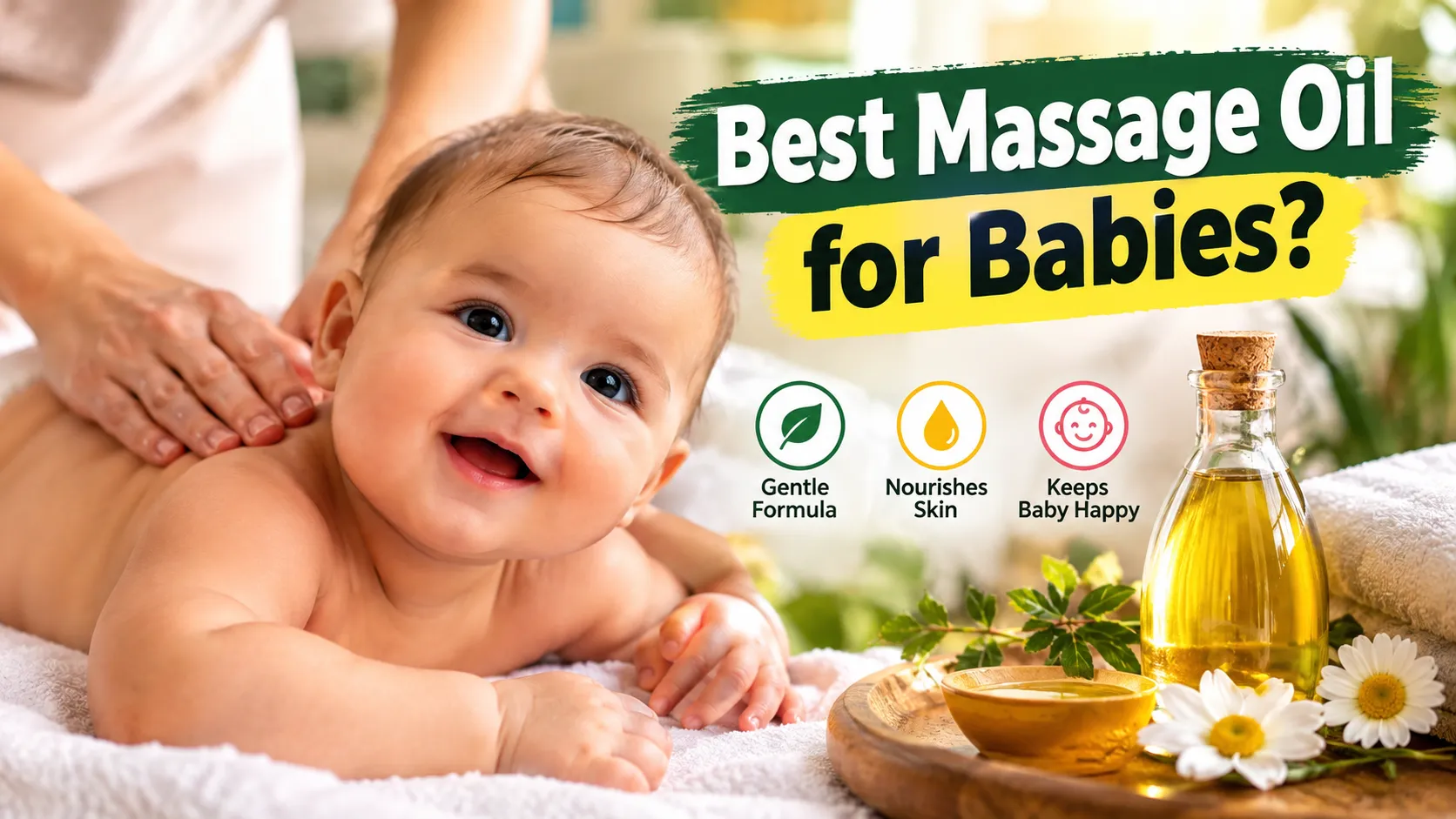What Makes the Best Massage Oil for Babies?