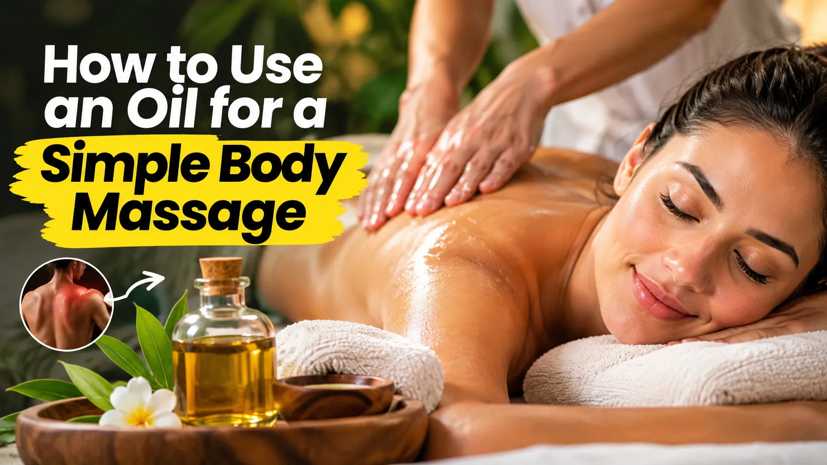How to Use an Oil for a Simple Body Massage