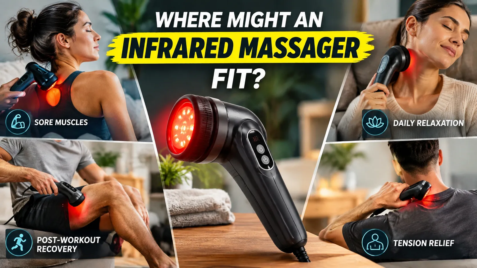 Where Might an Infrared Massager Fit?