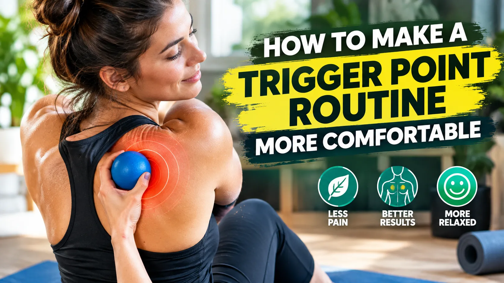 How to Make a Trigger Point Routine More Comfortable