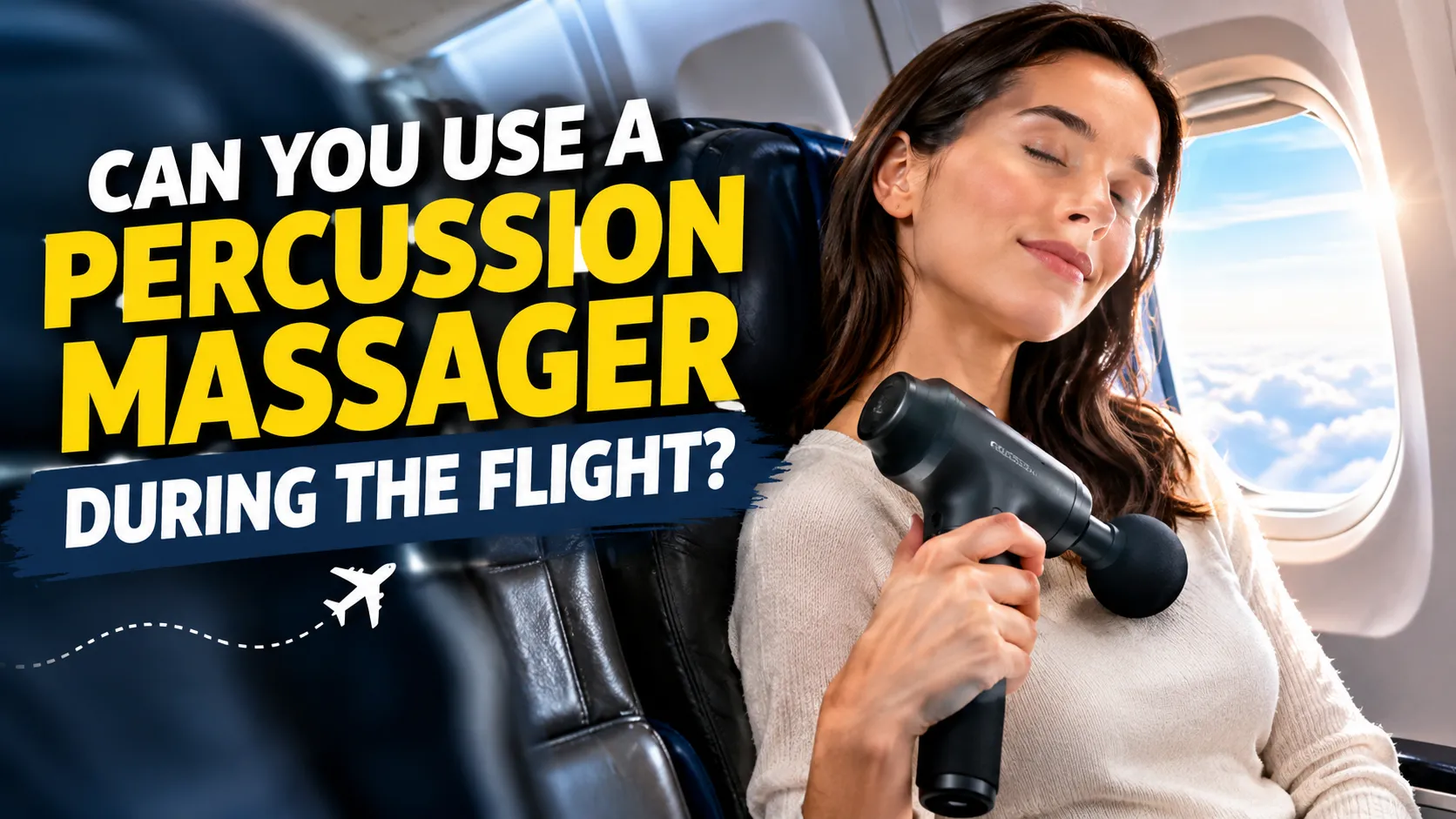 Can You Use a Percussion Massager During the Flight?