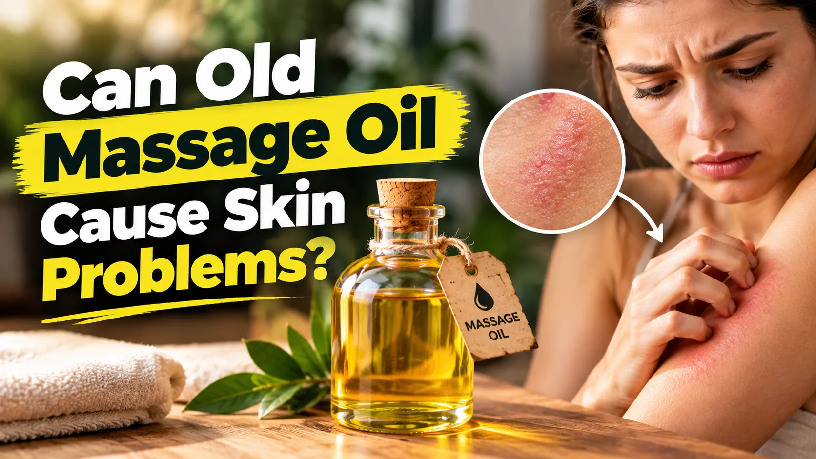 Can Old Massage Oil Cause Skin Problems?