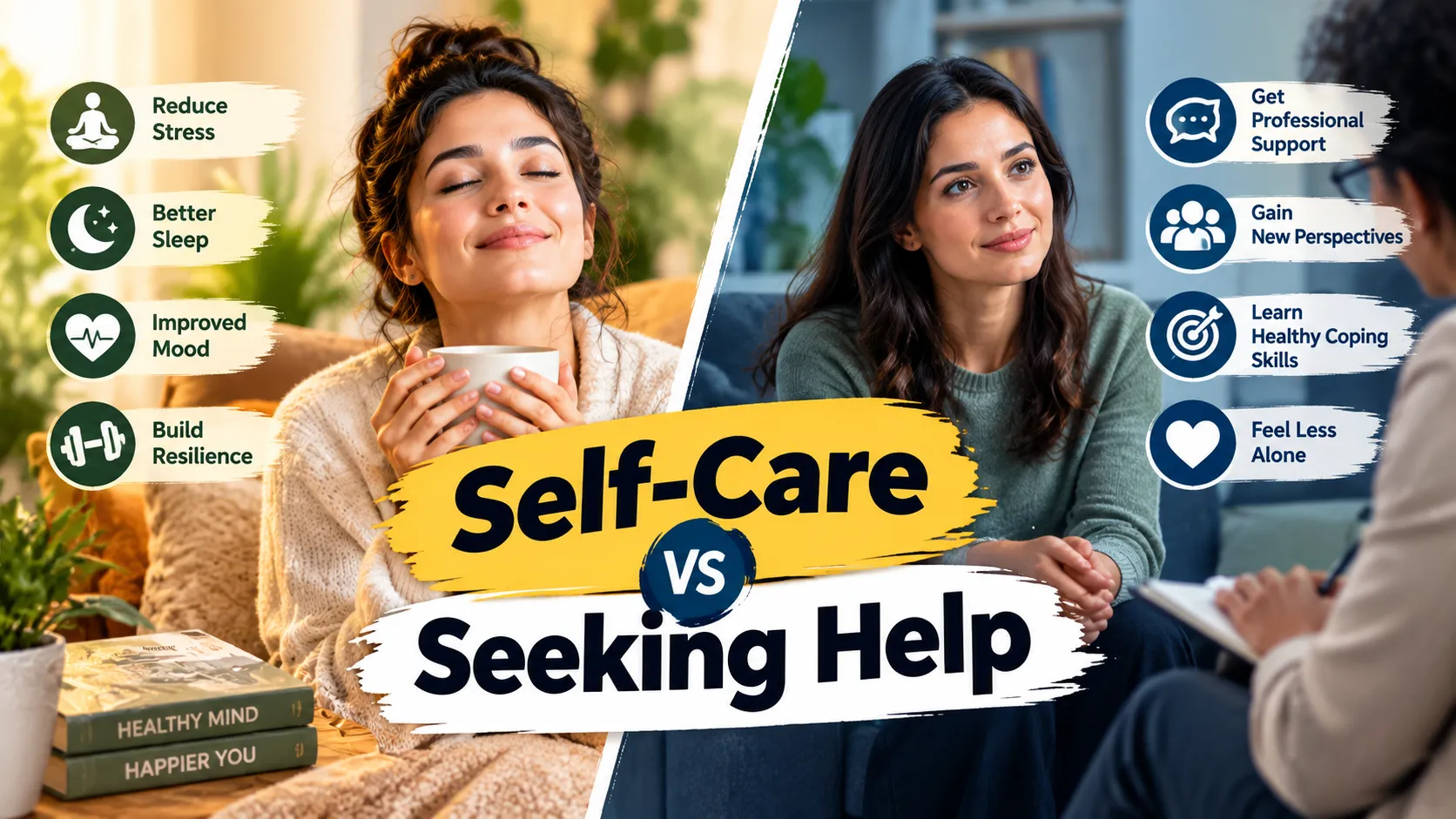 Self-Care vs. Seeking Help