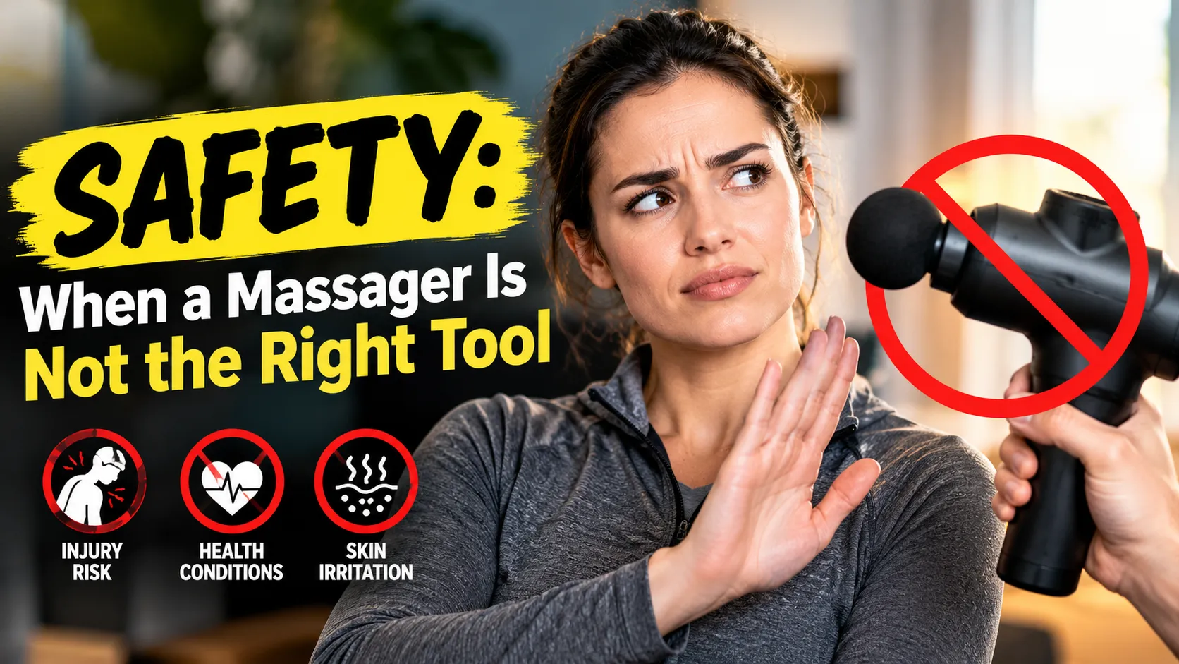 Safety: When a Massager Is Not the Right Tool