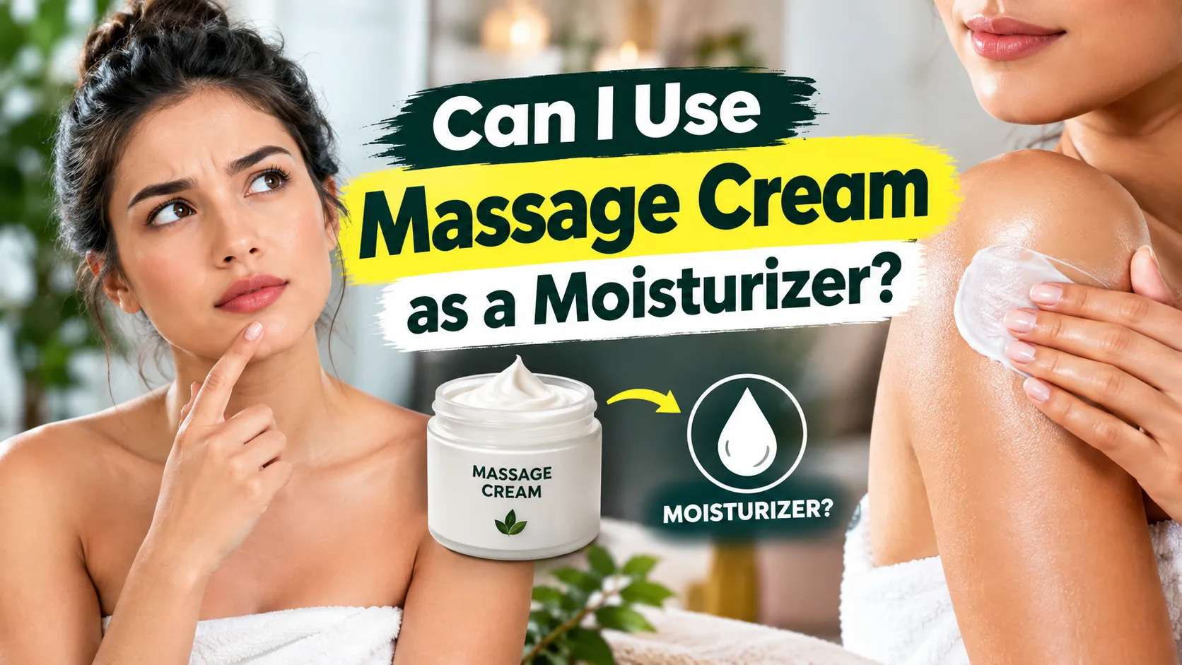 Can I Use Massage Cream as a Moisturizer on My Body?