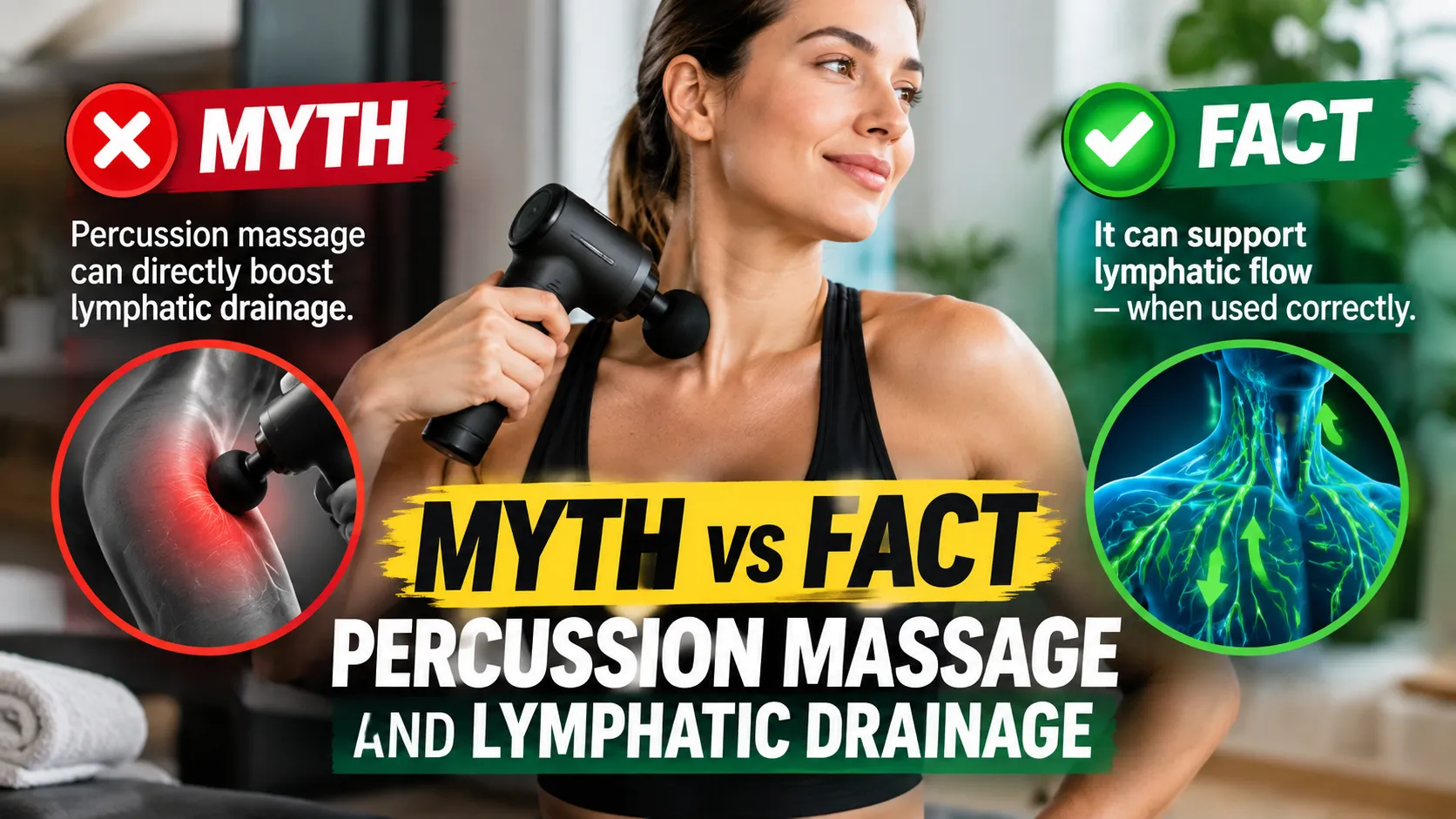 Myth vs Fact: Percussion Massage and Lymphatic Drainage