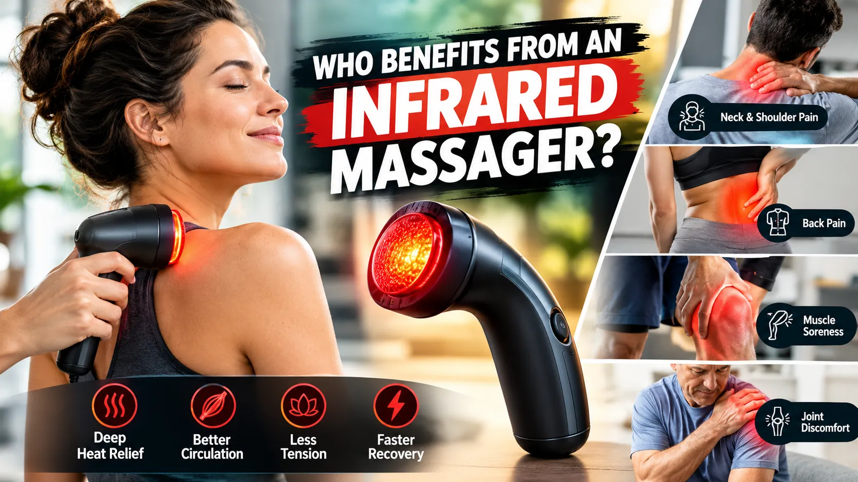 Who Tends to Find an Infrared Massager Helpful
