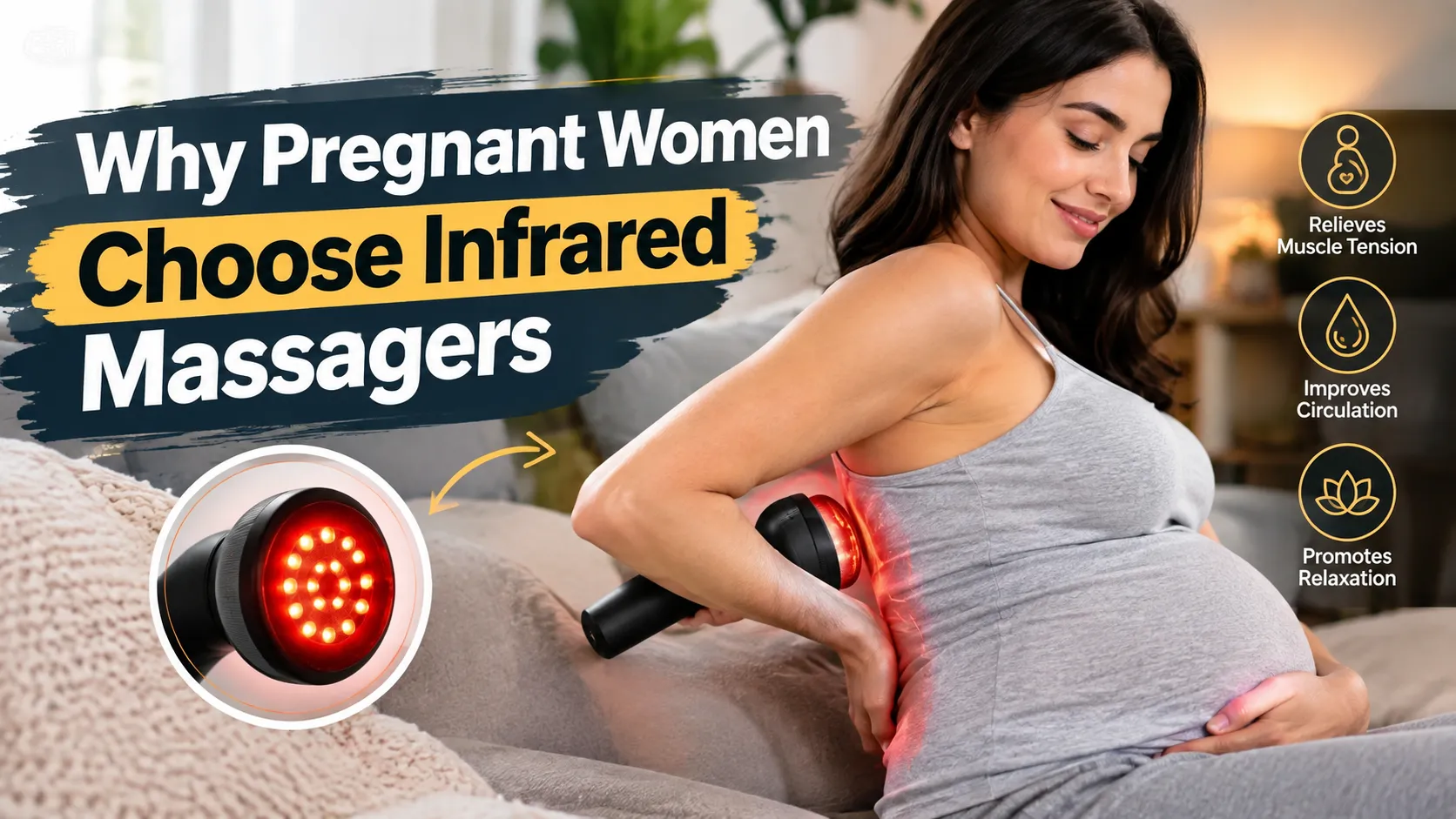 Why People Consider an Infrared Massager During Pregnancy