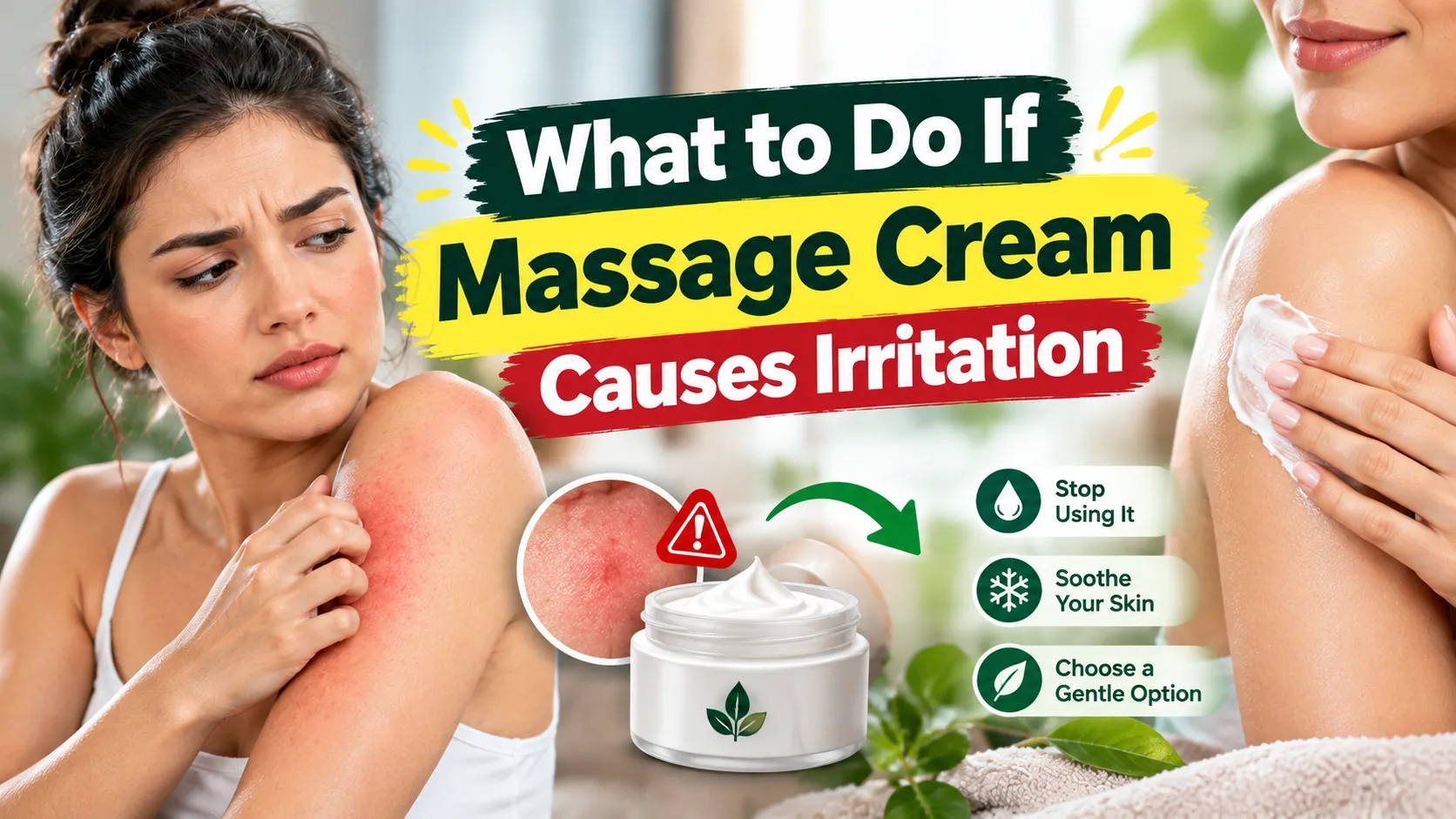 What to Do If Massage Cream Causes Irritation