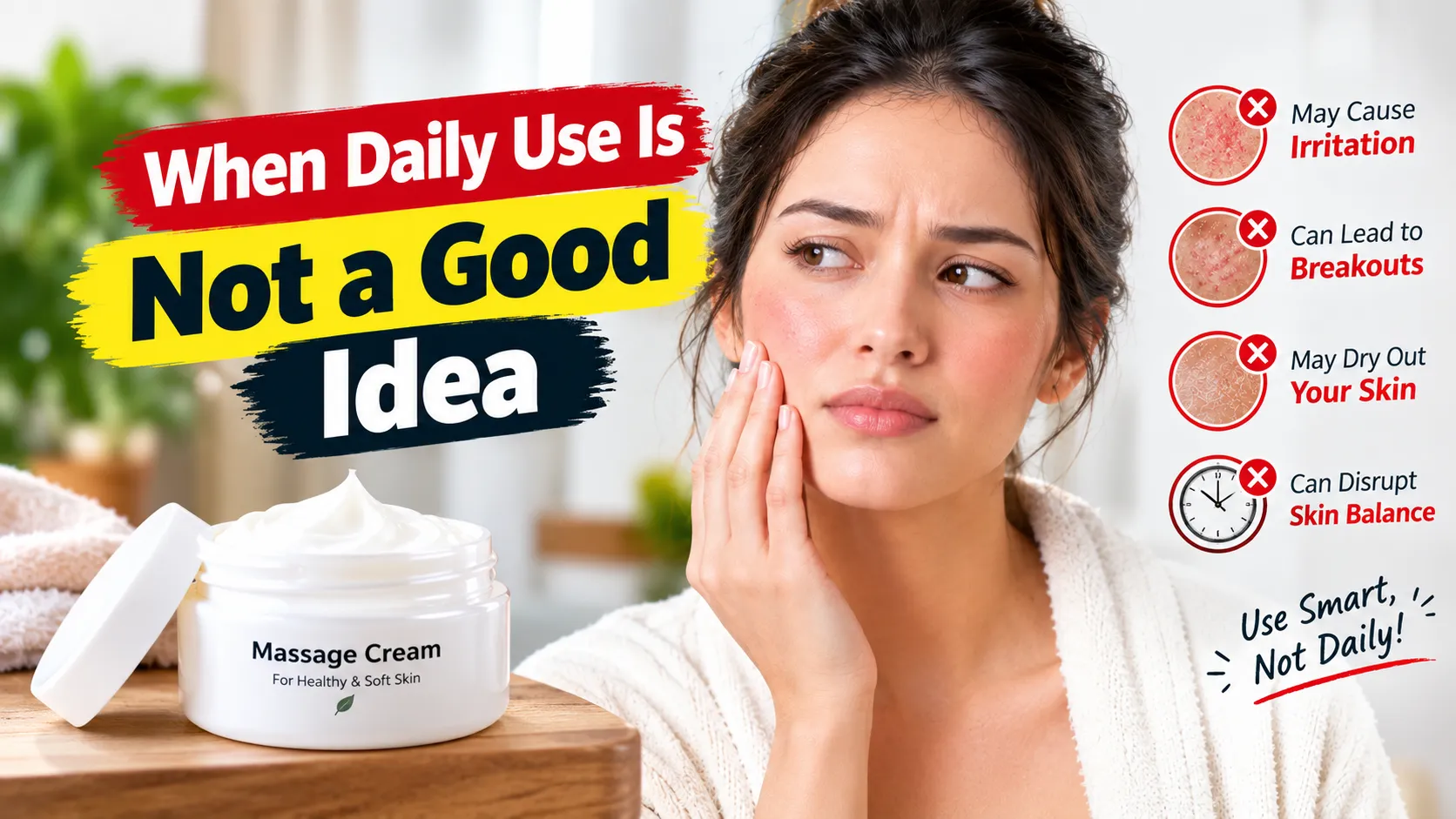 When Daily Use Is Not a Good Idea