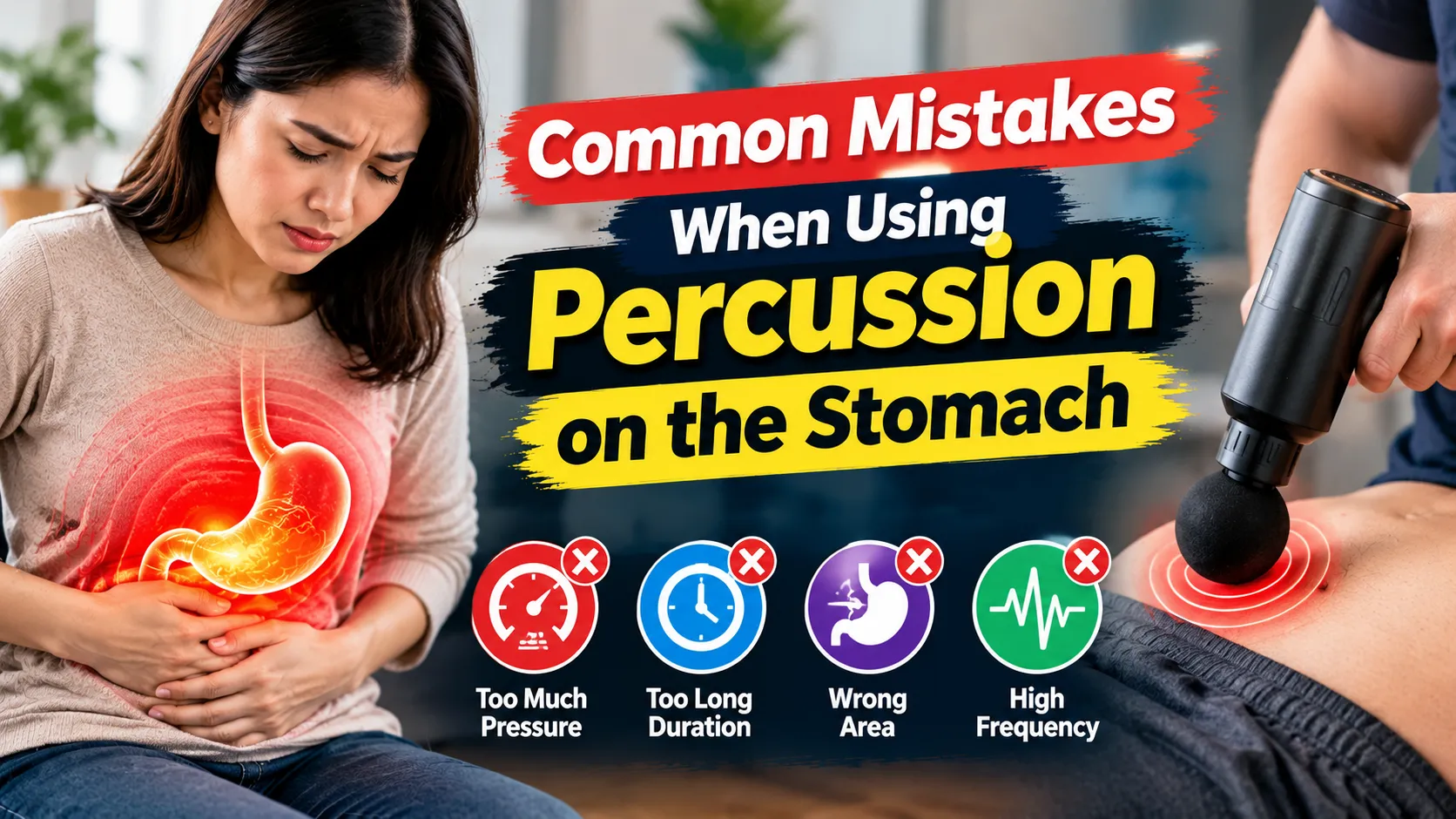 Common Mistakes When Using Percussion on the Stomach
