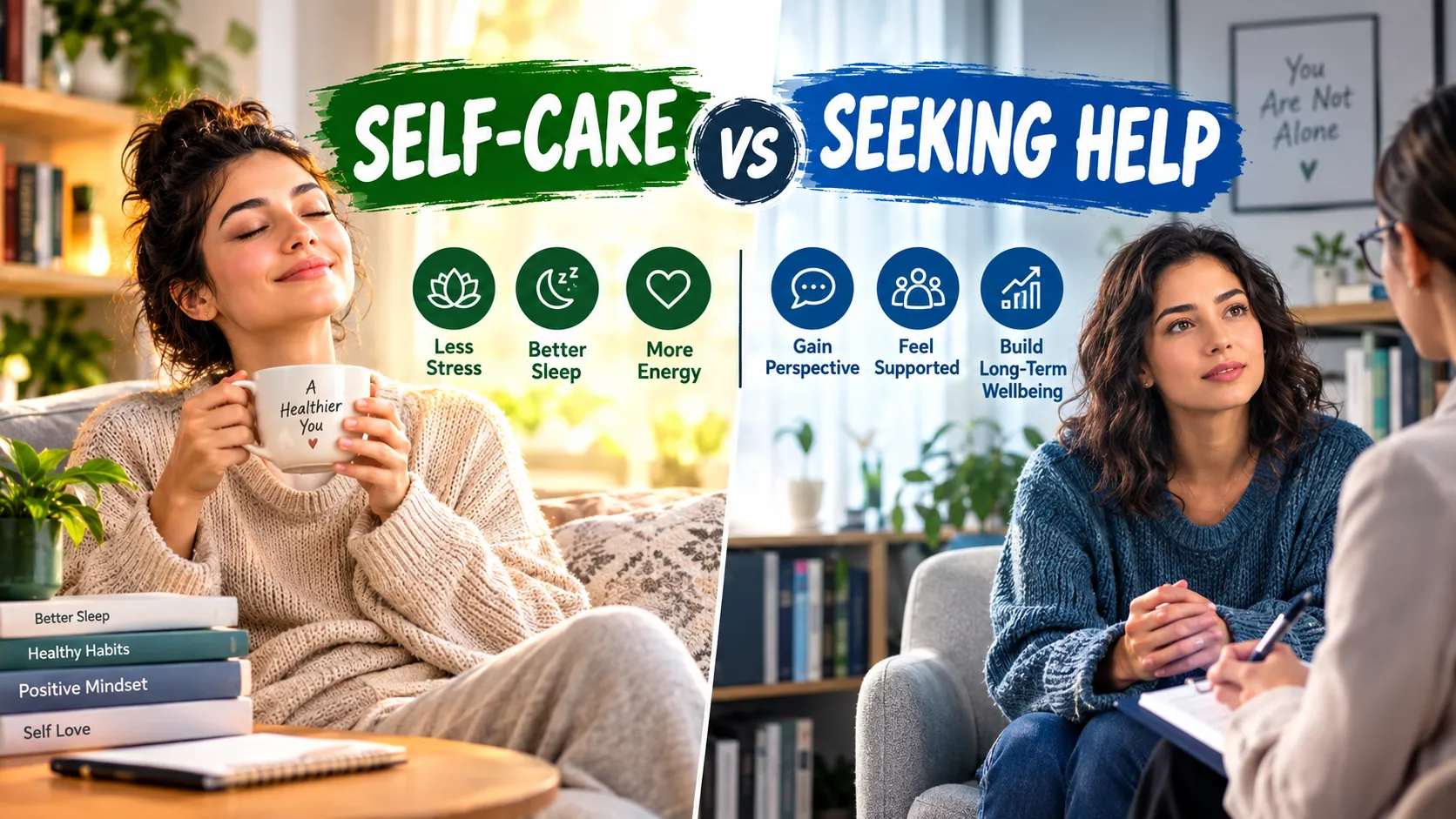 Self-Care vs. Seeking Help