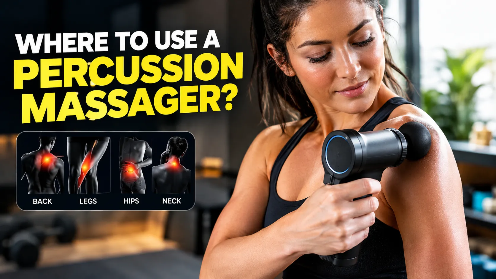 Where Should You Use a Percussion Massager?