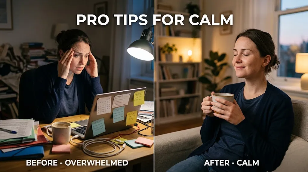 Pro Tips for a Calmer Routine