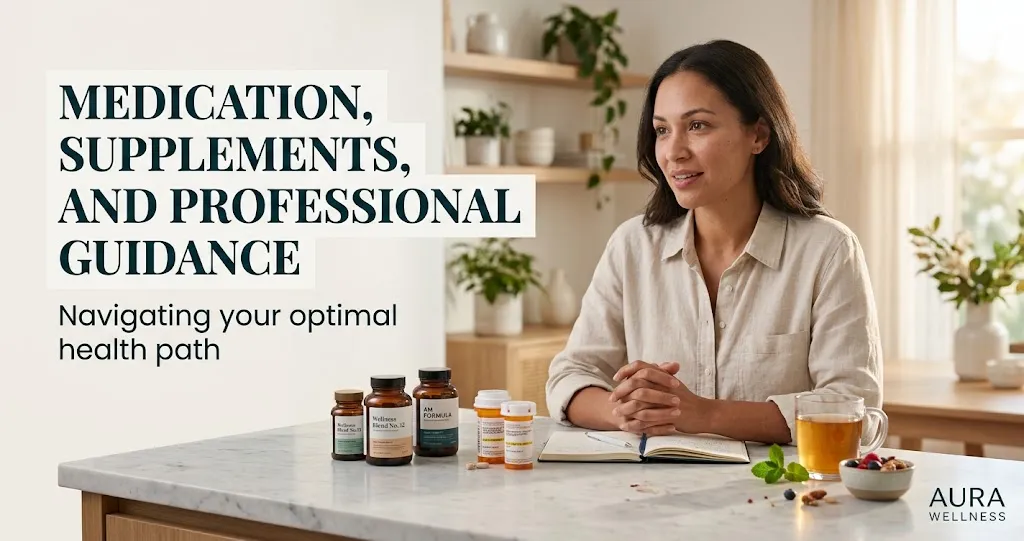 Medication, supplements, and professional guidance