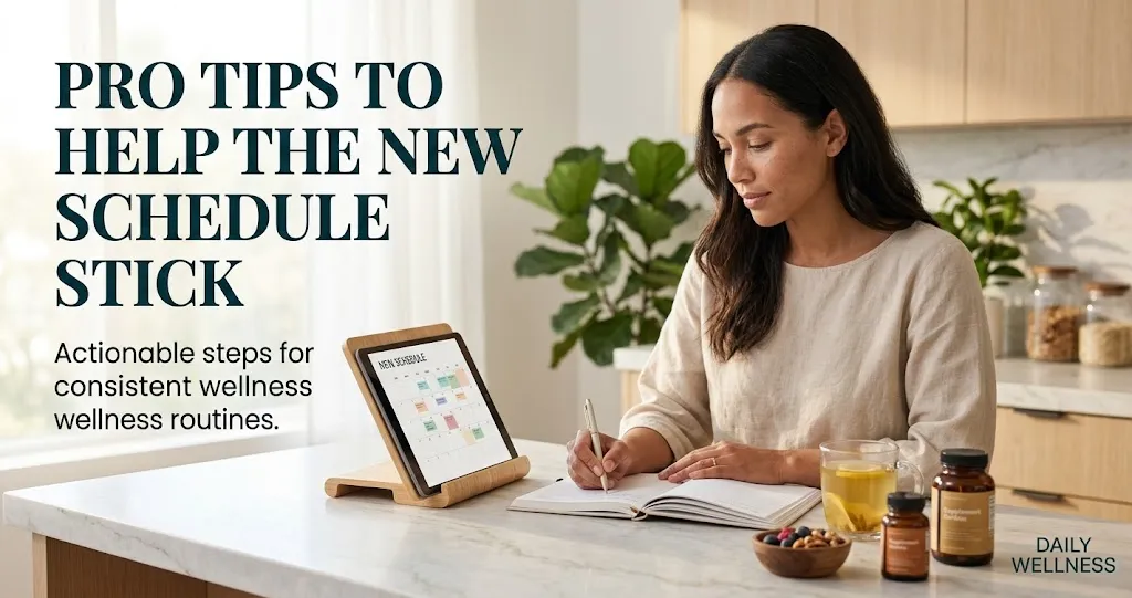 Pro Tips to Help the New Schedule Stick