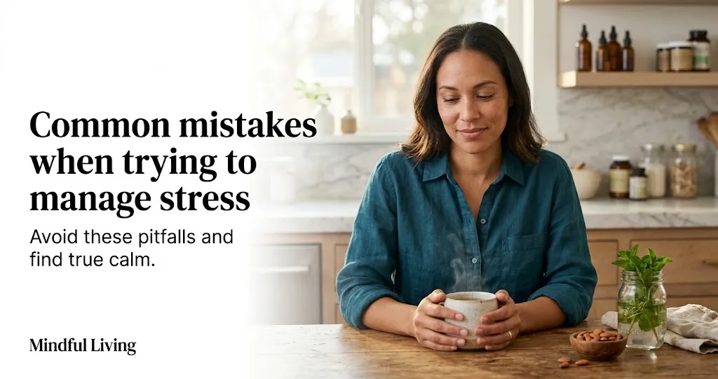 Common mistakes when trying to manage stress