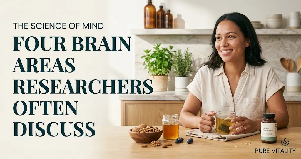 Four brain areas researchers often discuss