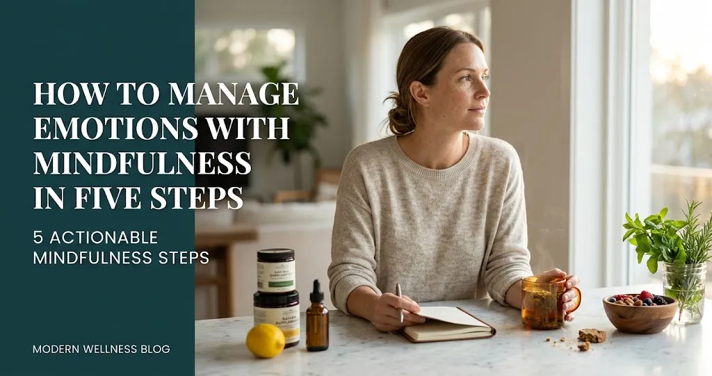 How to manage emotions with mindfulness in five steps
