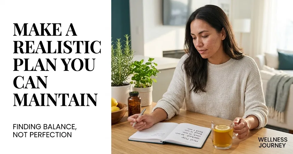 Make a Realistic Plan You Can Maintain