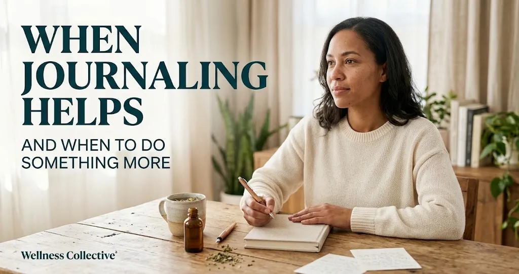 When Journaling Helps — and When to Do Something More