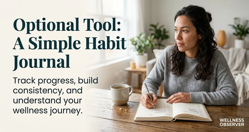 Optional Tool: A Simple Habit Journal
