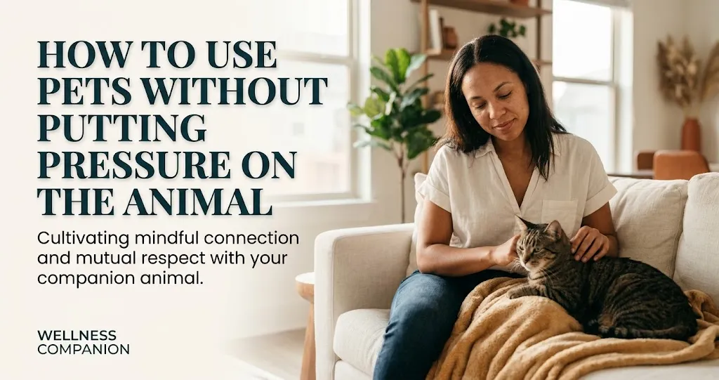 How to Use Pets Without Putting Pressure on the Animal