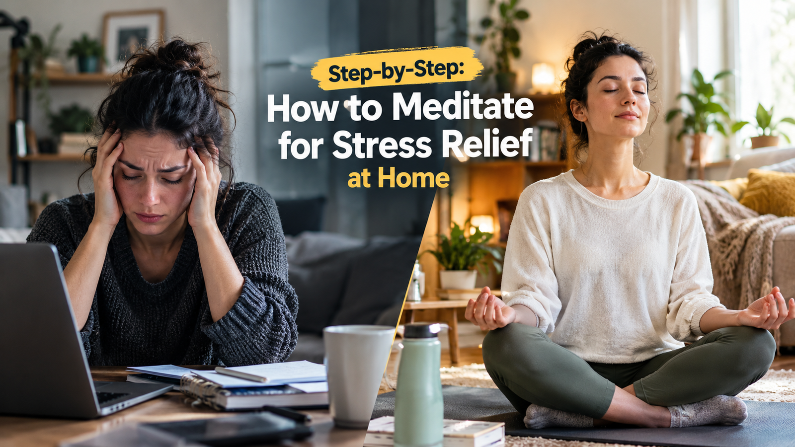 Step-by-Step: How to Meditate for Stress Relief at Home